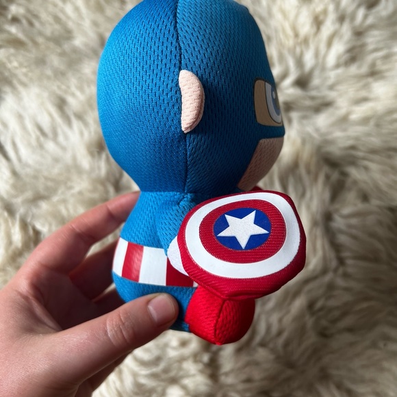 TY Marvel Captain America 6 inch Beanie Baby - Picture 5 of 8